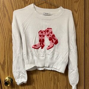 Haute Hippie Cream Sweater